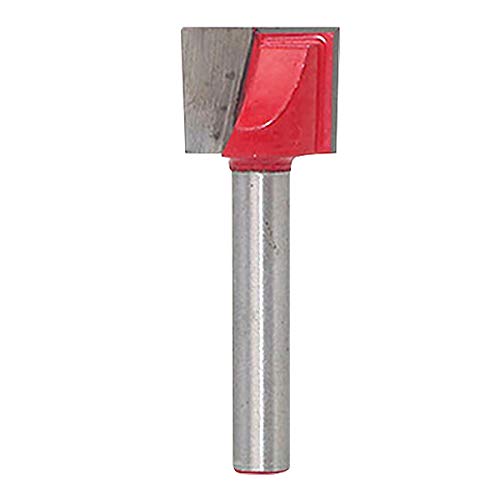 KATUR Hobelfräser für die Bodenreinigung, 6mm Schaft, Doppelflöten-Hartmetallspitze, Fräser für die Bodenreinigung, Fräser für die Holzbearbeitung (6mm Schaft, 13mm Breite) von KATUR