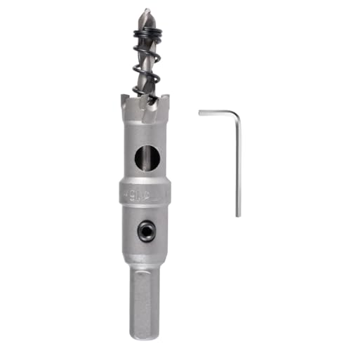 KATUR TCT Lochsäge Hartmetall-Bohrer 16mm, Wolframkarbid bestückter Lochbohrer, Hochleistungs-Industrie-Lochbohrer für Edelstahl, Metall, Eisen, Legierung, Kupfer, Holz, Kunststoffe KATUR TCT Lochsäge Hartmetall-Bohrer 16mm, Wolframkarbid bestückter Lochbohrer, Hochleistungs-Industrie-Lochbohrer für Edelstahl, Metall, Eisen, Legierung, Kupfer, Holz, Kunststoffe von KATUR