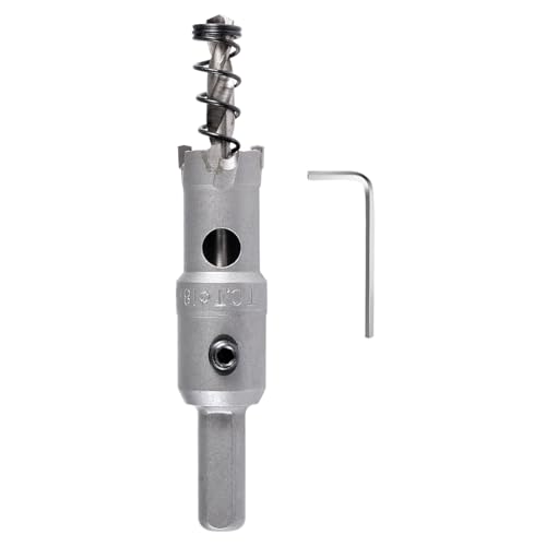 KATUR TCT Lochsäge Hartmetall-Bohrer 18mm, Wolframkarbid bestückter Lochbohrer, Hochleistungs-Industrie-Lochbohrer für Edelstahl, Metall, Eisen, Legierung, Kupfer, Holz, Kunststoffe KATUR TCT Lochsäge Hartmetall-Bohrer 18mm, Wolframkarbid bestückter Lochbohrer, Hochleistungs-Industrie-Lochbohrer für Edelstahl, Metall, Eisen, Legierung, Kupfer, Holz, Kunststoffe von KATUR