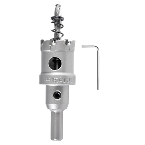 KATUR TCT Lochsäge Hartmetall-Bohrer 28mm, Wolframkarbid bestückter Lochbohrer, Hochleistungs-Industrie-Lochbohrer für Edelstahl, Metall, Eisen, Legierung, Kupfer, Holz, Kunststoffe KATUR TCT Lochsäge Hartmetall-Bohrer 28mm, Wolframkarbid bestückter Lochbohrer, Hochleistungs-Industrie-Lochbohrer für Edelstahl, Metall, Eisen, Legierung, Kupfer, Holz, Kunststoffe von KATUR