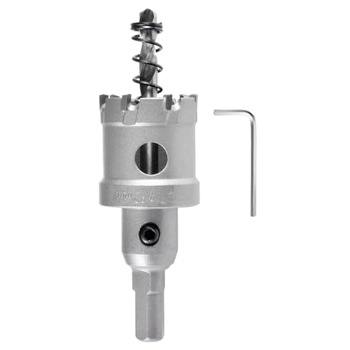 KATUR TCT Lochsäge Hartmetall-Bohrer 32mm, Wolframkarbid bestückter Lochbohrer, Hochleistungs-Industrie-Lochbohrer für Edelstahl, Metall, Eisen, Legierung, Kupfer, Holz, Kunststoffe KATUR TCT Lochsäge Hartmetall-Bohrer 32mm, Wolframkarbid bestückter Lochbohrer, Hochleistungs-Industrie-Lochbohrer für Edelstahl, Metall, Eisen, Legierung, Kupfer, Holz, Kunststoffe von KATUR