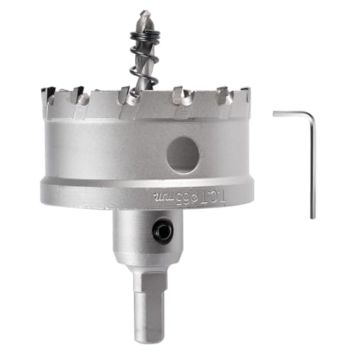KATUR TCT Lochsäge Hartmetall-Bohrer 65mm, Wolframkarbid bestückter Lochbohrer, Hochleistungs-Industrie-Lochbohrer für Edelstahl, Metall, Eisen, Legierung, Kupfer, Holz, Kunststoffe KATUR TCT Lochsäge Hartmetall-Bohrer 65mm, Wolframkarbid bestückter Lochbohrer, Hochleistungs-Industrie-Lochbohrer für Edelstahl, Metall, Eisen, Legierung, Kupfer, Holz, Kunststoffe von KATUR