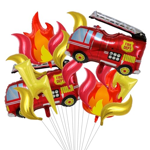KATVVYE 16 Stück Feuerwehrballon Set Feuerwehrauto Luftballons Flamme Luftballons Kindergeburtstag Dekorationen Feuer Motto Party Dekoration Supplies Baby Taufe Weihnachten Kindertag Geschenke KATVVYE 16 Stück Feuerwehrballon Set Feuerwehrauto Luftballons Flamme Luftballons Kindergeburtstag Dekorationen Feuer Motto Party Dekoration Supplies Baby Taufe Weihnachten Kindertag Geschenke von KATVVYE
