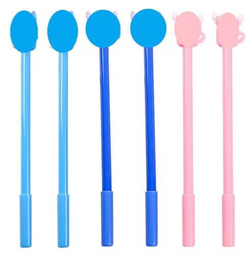 KATVVYE 6er-Pack Cartoon-Gelstifte, Anime-Gelstifte, 0,5-mm-Gelstifte, schwarze Kugelschreiber für Schulbürobedarf, kreatives Briefpapier KATVVYE 6er-Pack Cartoon-Gelstifte, Anime-Gelstifte, 0,5-mm-Gelstifte, schwarze Kugelschreiber für Schulbürobedarf, kreatives Briefpapier von KATVVYE