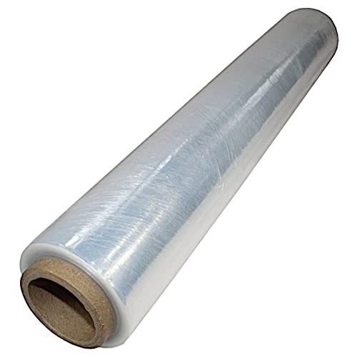 500mm Stretchfolie Umzugsfolie Palettenfolie Verpackungsfolie Wickelfolie Strech (transparent / 23 µm / 1,5kg pro Rolle) von KAUFDACH Alles für dein Dach