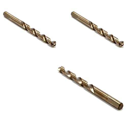 3 Stück HSS-Co5 Spiralbohrer Cobalt DIN338 kreuzgeschliffen DIN1412C ⌀1–13mm (⌀4,8mm) von KAUFDAS