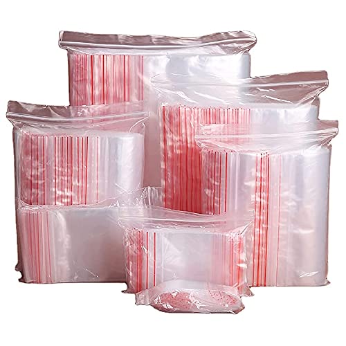 KAV Frischhaltebeutel aus Kunststoff, wiederverschließbar, wiederverwendbar, für Gefrierschrank, Gewürze und Kräuter, 500 Stück (60 x 80 Stück) von KAV