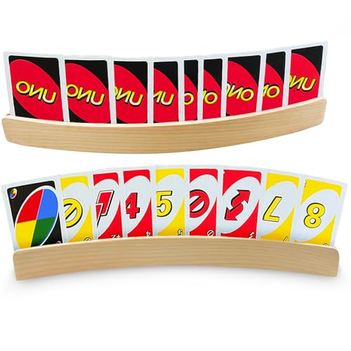 2 Stück Kartenhalter Kinder, Holz Spielkartenständer, Freisprech Kartenständer, Wiederverwendbarer Spielkartenhalter, Freihändiger Schürhakenhalter für Kinder, Erwachsene, Senioren und Behinderte 2 Stück Kartenhalter Kinder, Holz Spielkartenständer, Freisprech Kartenständer, Wiederverwendbarer Spielkartenhalter, Freihändiger Schürhakenhalter für Kinder, Erwachsene, Senioren und Behinderte von KAWAAN