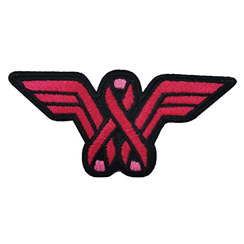 Rosa Schleife Brustkrebs Bewusstsein gestickten Patch Wachen psychische Gesundheit Säge auf/Eisen auf gestickten Patch für Frauen Applique DIY Accessoire Rosa Schleife Brustkrebs Bewusstsein gestickten Patch Wachen psychische Gesundheit Säge auf/Eisen auf gestickten Patch für Frauen Applique DIY Accessoire von KAWADU