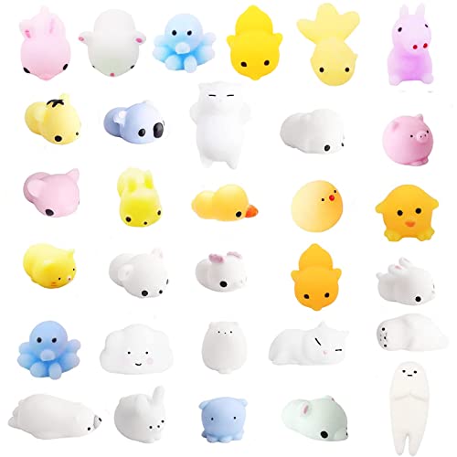 30 Stück Mini Mochi Squishy Toys Fidget Toys Partytüten Füllstoffe Squishes Spielzeug Kawaii Cute Rainbow Jellies Stress Mini Animals Things Toy Pack Stress Relief Squeeze Ball 30 Stück Mini Mochi Squishy Toys Fidget Toys Partytüten Füllstoffe Squishes Spielzeug Kawaii Cute Rainbow Jellies Stress Mini Animals Things Toy Pack Stress Relief Squeeze Ball von KAYSENSUK