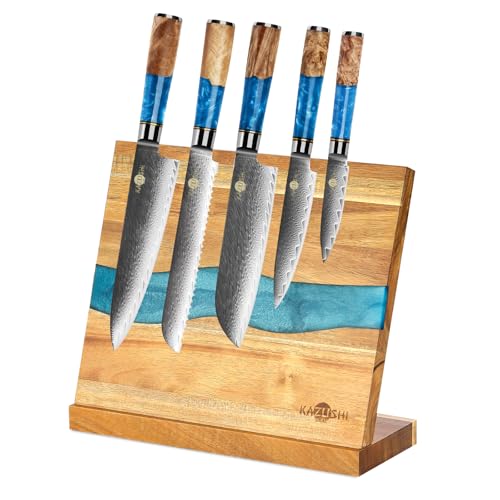 Magnetleiste Messer, 22.5x26cm Messerhalter Magnetisch, Eingebettetes Epoxidharz Decorative Countertop Magnetic Knife Holder,Messerblock Ohne Mmesser Magnetleiste Messer, 22.5x26cm Messerhalter Magnetisch, Eingebettetes Epoxidharz Decorative Countertop Magnetic Knife Holder,Messerblock Ohne Mmesser von KAZUSHI