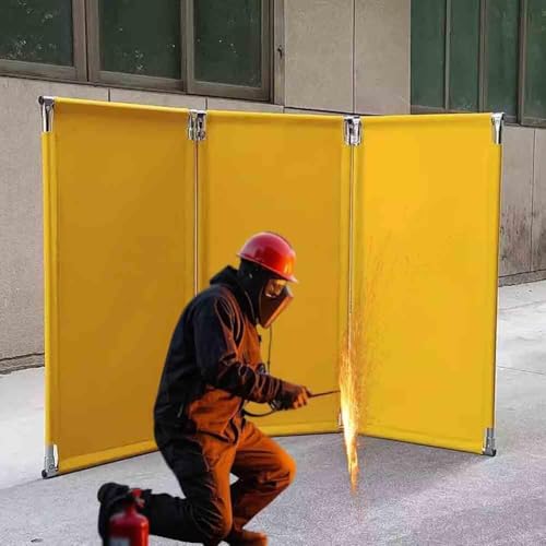 KAnduo Bildschirmplatte mit Metallrahmen, Schweißbildschirmplatte, Flammenwiderstandsschweißvorhang nützlich(58x110 cm) von KAnduo