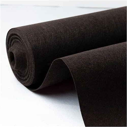 KAnduo Hochzeits-Gangläufer, 2 mm Dicker Party-Dekorationsteppich for den Innenbereich, knitterfreier Strand-Rasen-Aktivitätsteppich Partyteppich(Brown,1.2x10m) von KAnduo