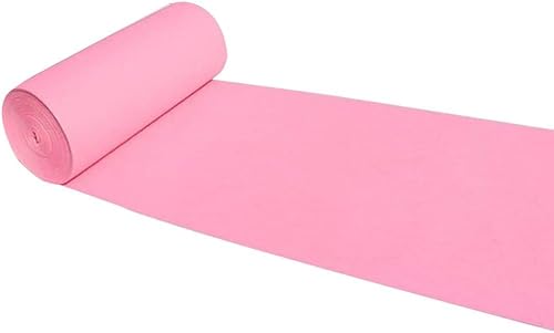 KAnduo Hochzeitsgang-Rosa-Läuferteppich, Langer Rollteppich, Ausstellungspartyzubehör, Zeremonie-Veranstaltungsort-Zubehör-Teppich Partyteppich(1.2x10m) von KAnduo