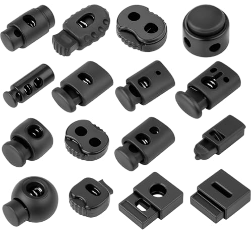Kordelstopper Kunststoff 10 Stück je Modell – 14 Modelle zur Auswahl – Schnurstopper & Zugstopper für Kordeln, Seile & Bänder 3–10 mm – ideal für Rucksack, Jacke, Zelt & Outdoor Kordelstopper Kunststoff 10 Stück je Modell – 14 Modelle zur Auswahl – Schnurstopper & Zugstopper für Kordeln, Seile & Bänder 3–10 mm – ideal für Rucksack, Jacke, Zelt & Outdoor von KBBB