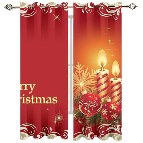Gardinen Wohnzimmer Modern Rote Weihnachtsgrußkartenillustration 200X160Cm 2Er Set Vorhang Blickdicht Thermovorhang Hitzeschutz Verdunklungsvorhänge Schlafzimmer Kinderzimmer Junge Mädchen Mit Ösen Gardinen Wohnzimmer Modern Rote Weihnachtsgrußkartenillustration 200X160Cm 2Er Set Vorhang Blickdicht Thermovorhang Hitzeschutz Verdunklungsvorhänge Schlafzimmer Kinderzimmer Junge Mädchen Mit Ösen von KBDQGX
