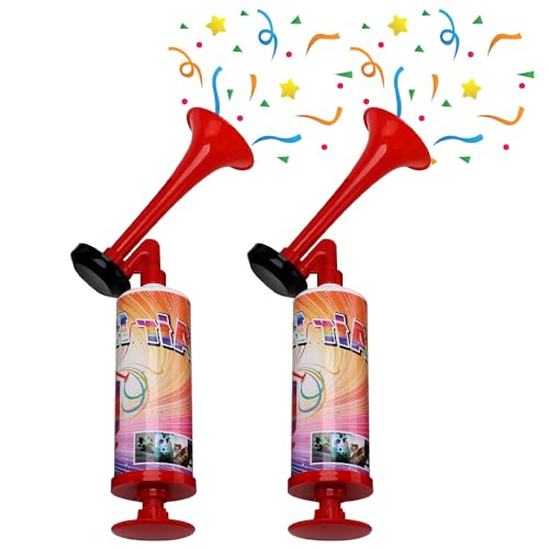 KBIBCK Fanfare Druckluft, 2 Stück Luftdruck Fanfare Air Horns,Luftbetriebenes Horn, Fanfare Luftdruck,Handpumpe Lufthorn, Lufthorn für Handball Fußball Stadionhorn Boot Party Festival Feiern KBIBCK Fanfare Druckluft, 2 Stück Luftdruck Fanfare Air Horns,Luftbetriebenes Horn, Fanfare Luftdruck,Handpumpe Lufthorn, Lufthorn für Handball Fußball Stadionhorn Boot Party Festival Feiern von KBIBCK