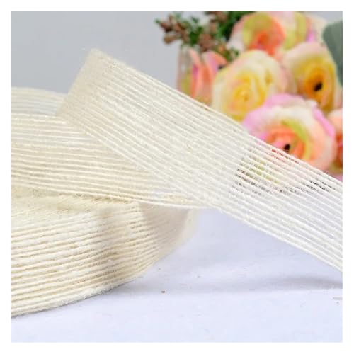 10 m/Rolle, farbiges Jute-Sackleinen-Band mit Spitze, Vintage-Stil, rustikale Hochzeitsfeier, Weihnachtsdekoration, DIY-Handwerk, Geschenkverpackung Für Hochzeit, Bauernhaus Party(White-2.5cm,10 Meter 10 m/Rolle, farbiges Jute-Sackleinen-Band mit Spitze, Vintage-Stil, rustikale Hochzeitsfeier, Weihnachtsdekoration, DIY-Handwerk, Geschenkverpackung Für Hochzeit, Bauernhaus Party(White-2.5cm,10 Meter von KBLDOPN