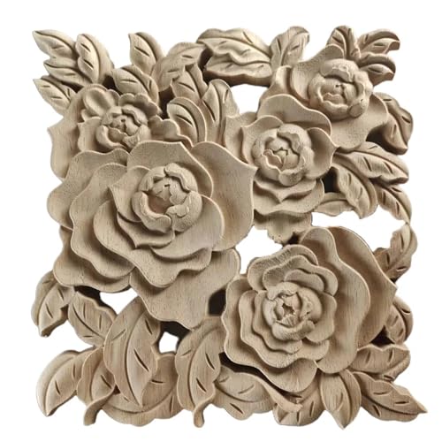 Florale Holzfiguren Basteln Holz geschnitzte Eckapplikationen Rahmen Wand Tür Möbel Holzschnitzerei dekorativ Für Tür, Schrank, Wand Florale Holzfiguren Basteln Holz geschnitzte Eckapplikationen Rahmen Wand Tür Möbel Holzschnitzerei dekorativ Für Tür, Schrank, Wand von KBLDOPN