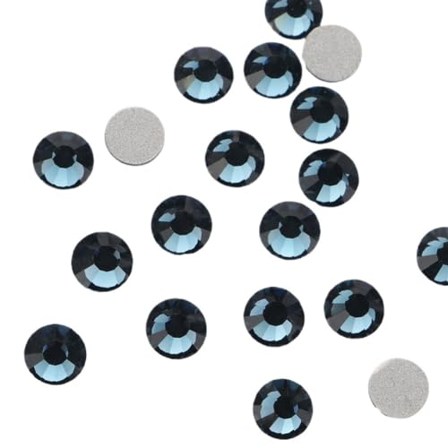 Hotfix Strasssteine Fixierung Kristall Cristales Flatback Zurück Nicht Hotfix Strass for Taschen Bekleidung DIY Nagel Kunst Für Kleidung Schuhe Diy Handwerk Geschenk(108 Montana,1.4mm SS4 1440pcs) von KBLDOPN