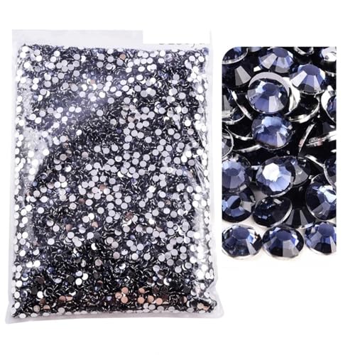 Hotfix Strasssteine Flatback-Silberunterseite-Harz, nicht Hotfix-Strasssteine ​​im großen Paket, Glitzerkristalle und Strass Für Kleidung Schuhe Diy Handwerk Geschenk(24 Montana,4mm SS16--10000pcs) von KBLDOPN
