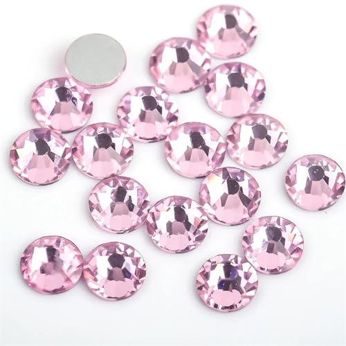 Hotfix Strasssteine Hell-dunkelrote Kristall-Glitzer-Nagelkunst-Strasssteine SS3-SS30 Glaskristalle, nicht HotFix-Nagelkunst-Dekorationen Für Kleidung Schuhe Diy Handwerk Geschenk(Light Pink,SS8 144 Hotfix Strasssteine Hell-dunkelrote Kristall-Glitzer-Nagelkunst-Strasssteine SS3-SS30 Glaskristalle, nicht HotFix-Nagelkunst-Dekorationen Für Kleidung Schuhe Diy Handwerk Geschenk(Light Pink,SS8 144 von KBLDOPN