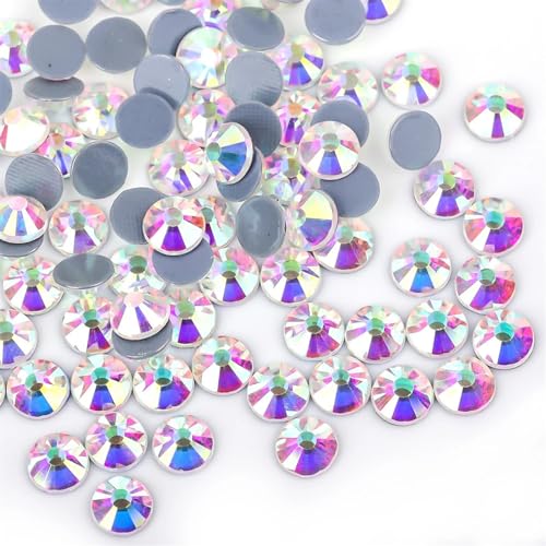 Hotfix Strasssteine Klare Hotfix-Strasssteine, superheller Glas-Strassstein, for Aufbügeln, Kristall-Hotfix-Strassstein for Stoffbekleidung Für Kleidung Schuhe Diy Handwerk Geschenk(Crystal Clear AB,S Hotfix Strasssteine Klare Hotfix-Strasssteine, superheller Glas-Strassstein, for Aufbügeln, Kristall-Hotfix-Strassstein for Stoffbekleidung Für Kleidung Schuhe Diy Handwerk Geschenk(Crystal Clear AB,S von KBLDOPN