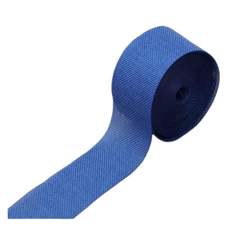 KBLDOPN 10M natürliches Jute-Sackleinen-Hessian-Band, Bunte Dekorations-Borte, Bandrolle, Vintage-rustikale Hochzeitsdekorationen Für Hochzeit, Bauernhaus Party(Blue) von KBLDOPN