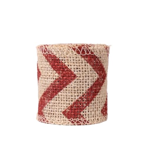 KBLDOPN 2M/Rolle 6cm natürliches Jute-Sackleinen-Hessian-Band buntes Hanf for rustikale Geschenkverpackung Hochzeitsdekoration Für Hochzeit, Bauernhaus Party(Burgundy) von KBLDOPN