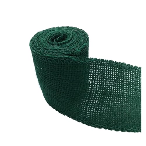 KBLDOPN 2M Breite 6cm Bunte Natürliche Jute Sackleinen Band Jute Stoff Rolle Hessischen Band Borte Band Rustikalen DIY Hochzeit Par Für Hochzeit, Bauernhaus Party(10) von KBLDOPN