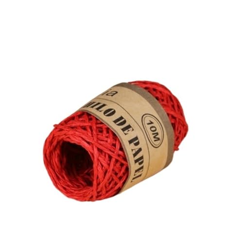 KBLDOPN 2M Retro natürliche Sackleinen Lace Ribbon rustikale Jute Girlande hessischen Rolle Borte Band Hochzeit Party Dekor Handwerk Für Hochzeit, Bauernhaus Party(10m Paper Rope) von KBLDOPN
