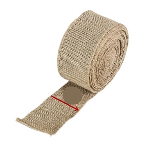 KBLDOPN 5cm/10cm/15cm/35,5 cm Breite Jute Tischläufer Sackleinen Stoff for Sackleinen Stuhl Schärpen Sackleinen Band Hessischen Für Hochzeit, Bauernhaus Party(4cm,5 Meter) von KBLDOPN