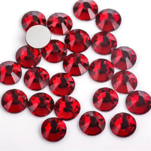 KBLDOPN Hotfix Strasssteine 3D-Nagelkunst-Strasssteine ​​aus Glas, Kristall, Nicht HotFix-Nagelkunstdekorationen Für Kleidung Schuhe DIY Handwerk Geschenk(Dark Siam,SS6 1440pcs) von KBLDOPN