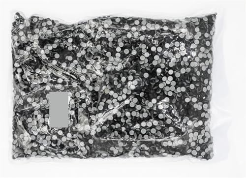 KBLDOPN Hotfix Strasssteine Big Bulk Bag 45 Farben Hotfix Strasssteine ​​Kristall Hot Fix Strass Kleidungsstück Für Kleidung Schuhe DIY Handwerk Geschenk(Black) von KBLDOPN