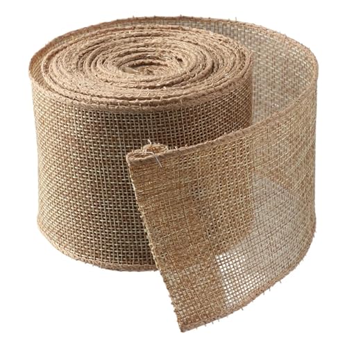 KBLDOPN Juteband mit Draht, 9,1 m, Juteband mit massivem Drahtrand, breite Jutestoffbandrolle for große Schleifen, Kranz, Baumdekoration Für Hochzeit, Bauernhaus Party KBLDOPN Juteband mit Draht, 9,1 m, Juteband mit massivem Drahtrand, breite Jutestoffbandrolle for große Schleifen, Kranz, Baumdekoration Für Hochzeit, Bauernhaus Party von KBLDOPN