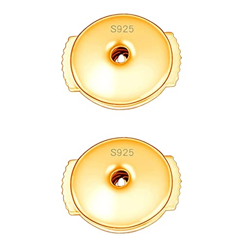 1 Paar Ohrring-Verschlüsse, Schmuck-Ersatz, Stopper, 6 mm, goldfarben 1 Paar Ohrring-Verschlüsse, Schmuck-Ersatz, Stopper, 6 mm, goldfarben von KBOLAE