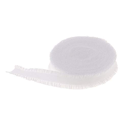 1 Rolle Picot-Rand, Stretch-Spitze, Doppel-Rüschenband, Nähen, Basteln, weiß 1 Rolle Picot-Rand, Stretch-Spitze, Doppel-Rüschenband, Nähen, Basteln, weiß von KBOLAE