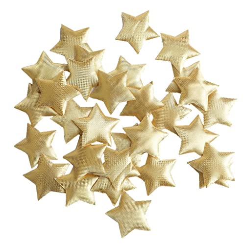 100 Stück glitzernde goldene Stern-Konfetti-Streuung, schillerndes Metallic-Dekor, goldener 5-zackiger Stern, 100 Stück 100 Stück glitzernde goldene Stern-Konfetti-Streuung, schillerndes Metallic-Dekor, goldener 5-zackiger Stern, 100 Stück von KBOLAE