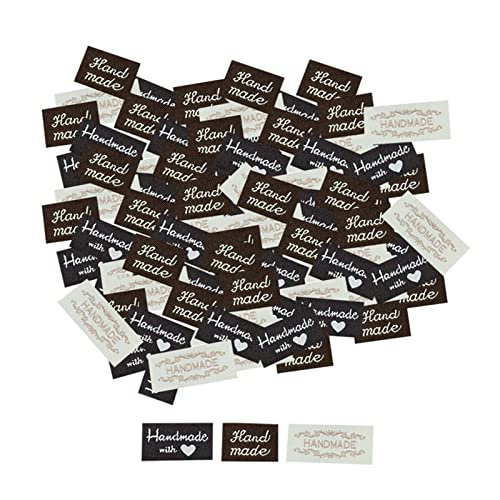 120 Stück handgefertigte Etiketten, Stoff, DIY, Kleidung, Nähen, handgefertigt mit Liebe 120 Stück handgefertigte Etiketten, Stoff, DIY, Kleidung, Nähen, handgefertigt mit Liebe von KBOLAE
