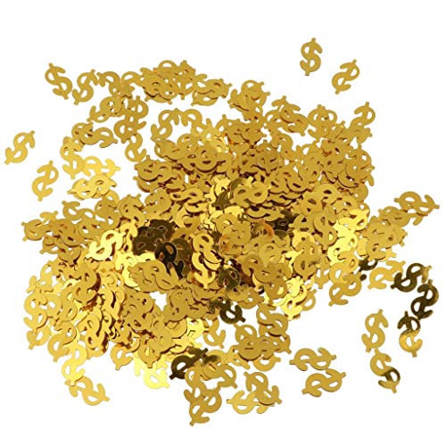 30 g Metallische Streusel US-Dollar-Symbol Tischkonfetti Streu-Party-Dekoration, Dollarzeichen 30 g Metallische Streusel US-Dollar-Symbol Tischkonfetti Streu-Party-Dekoration, Dollarzeichen von KBOLAE