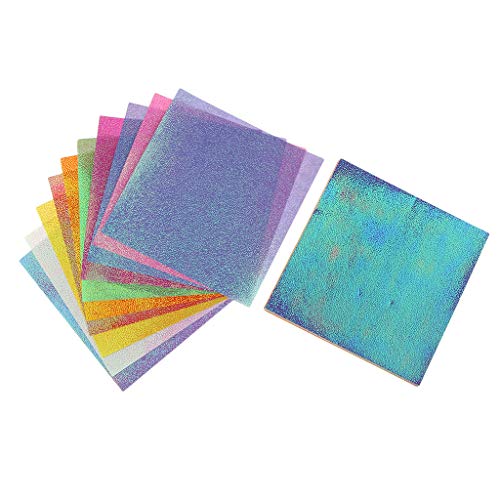 50 Stück farbiges Perlenpapier, handgefertigt, DIY, Faltpapier, 10 x 10 x 0,1 cm 50 Stück farbiges Perlenpapier, handgefertigt, DIY, Faltpapier, 10 x 10 x 0,1 cm von KBOLAE