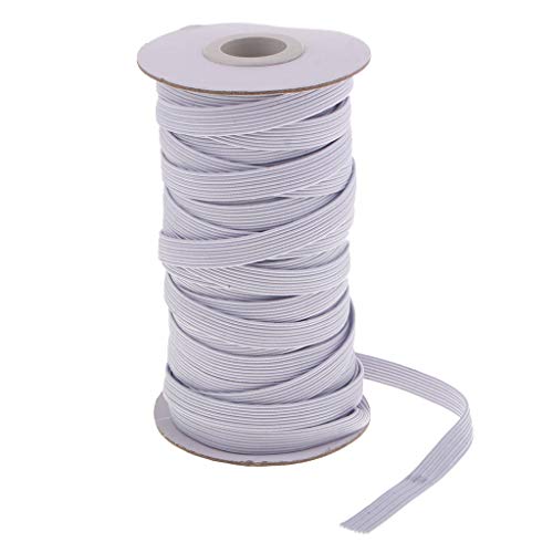 8 mm elastisches Stretchband, elastische Kordel zum Nähen, für Kleidung, Kleid, Weiß 8 mm elastisches Stretchband, elastische Kordel zum Nähen, für Kleidung, Kleid, Weiß von KBOLAE