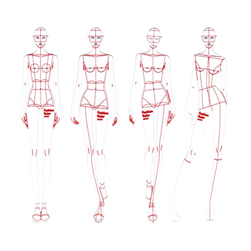 Fashion Drawing Ruler Set Figure Drawing Template for Fashion Design Sketch, Style A Fashion Drawing Ruler Set Figure Drawing Template for Fashion Design Sketch, Style A von KBOLAE