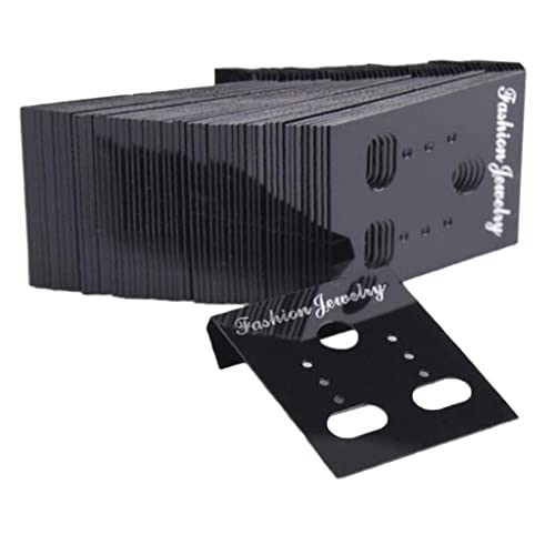 KBOLAE 1000 Stück Ohrring-Präsentationskarten, Großhandel, Schmuckverpackung, schwarz, 3 x 3,7 cm KBOLAE 1000 Stück Ohrring-Präsentationskarten, Großhandel, Schmuckverpackung, schwarz, 3 x 3,7 cm von KBOLAE