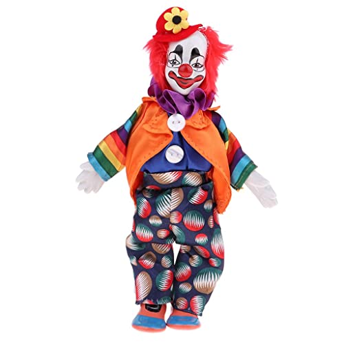 KBOLAE 23 cm lustige orangefarbene Kleidung, Clownmann-Puppe, Weihnachtsdekoration, Ornamente, Geschenke KBOLAE 23 cm lustige orangefarbene Kleidung, Clownmann-Puppe, Weihnachtsdekoration, Ornamente, Geschenke von KBOLAE