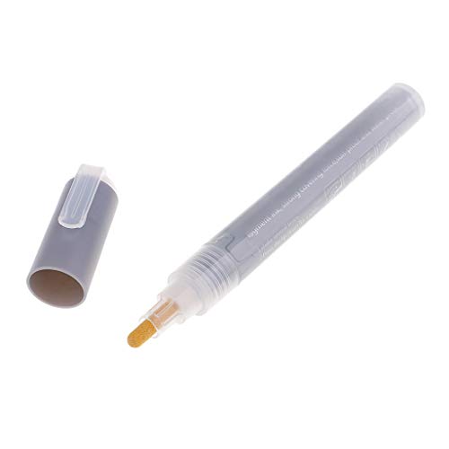 KBOLAE Acrylfarben-Marker, Stift, Kunst, permanente Farbstifte zum Malen, Basteln, silberfarben von KBOLAE