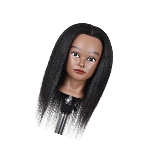 KBOLAE Praktischer Haarstyling-Puppenkopf mit stabiler Klemme für Training Mannequin Friseur 35,6 cm Hellschwarz KBOLAE Praktischer Haarstyling-Puppenkopf mit stabiler Klemme für Training Mannequin Friseur 35,6 cm Hellschwarz von KBOLAE