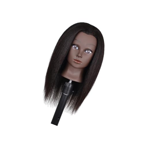 KBOLAE Praktischer Haarstyling-Puppenkopf mit stabiler Klemme für Training Mannequin Friseur 35,6 cm schwarze Haut KBOLAE Praktischer Haarstyling-Puppenkopf mit stabiler Klemme für Training Mannequin Friseur 35,6 cm schwarze Haut von KBOLAE