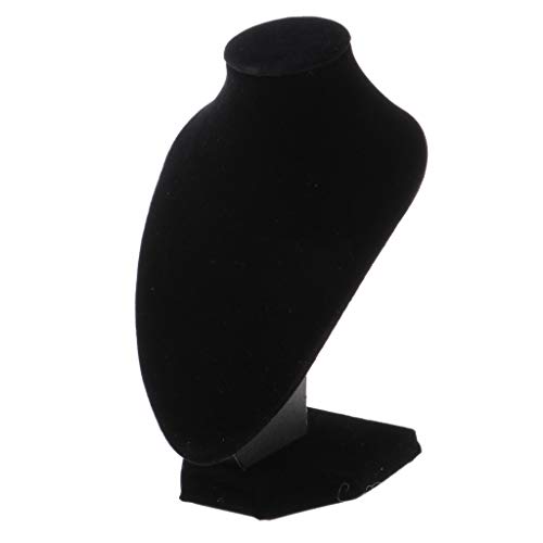 KBOLAE Samt-Schmuckständer für Halsketten, Büsten, Anhänger, Kette, Schmuckständer, Samt, Schwarz KBOLAE Samt-Schmuckständer für Halsketten, Büsten, Anhänger, Kette, Schmuckständer, Samt, Schwarz von KBOLAE