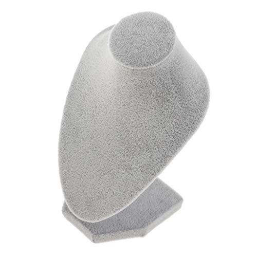 KBOLAE Samt-Schmuckständer für Halsketten, Büsten, Anhänger, Kette, Schmuckständer, Samt, Weiß KBOLAE Samt-Schmuckständer für Halsketten, Büsten, Anhänger, Kette, Schmuckständer, Samt, Weiß von KBOLAE